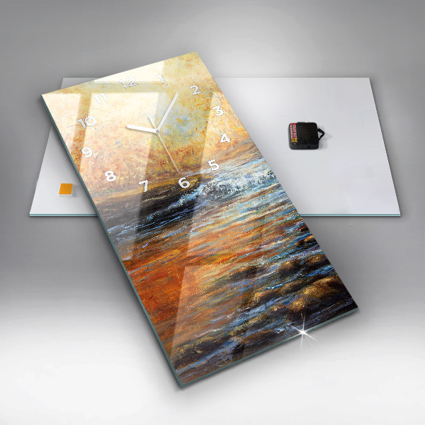 Téglalap alakú üvegóra Művészi művészet