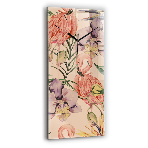 Téglalap alakú üvegóra Trópusi pálmalevél