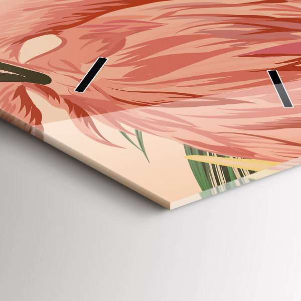 Téglalap alakú üvegóra Trópusi pálmalevél