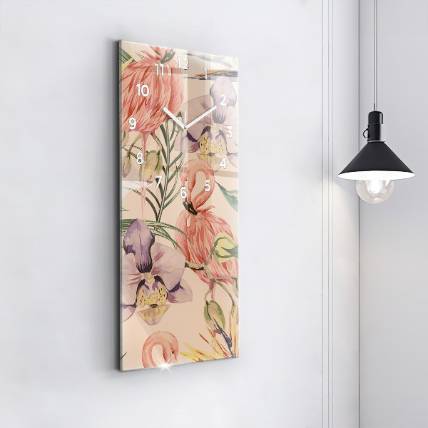 Téglalap alakú üvegóra Trópusi pálmalevél