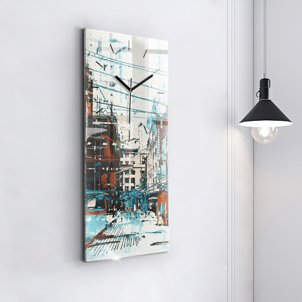 Téglalap alakú üvegóra Street Art