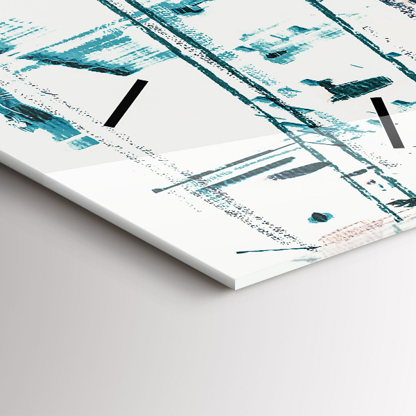 Téglalap alakú üvegóra Street Art