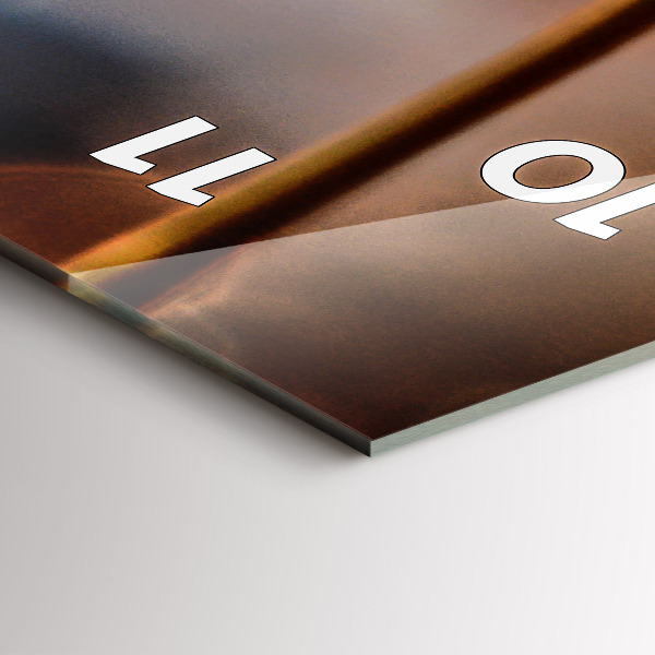 Téglalap alakú üvegóra Pitypang harmattal