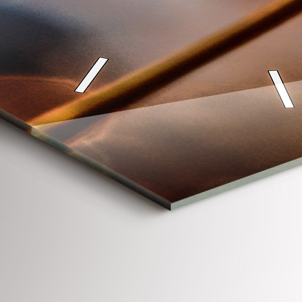 Téglalap alakú üvegóra Pitypang harmattal