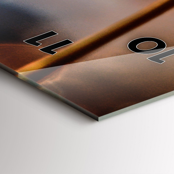 Téglalap alakú üvegóra Pitypang harmattal