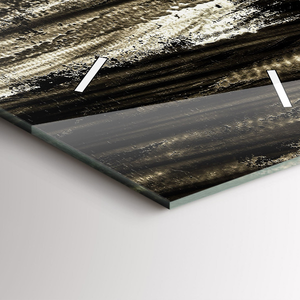 Téglalap alakú üvegóra Nő egy esős éjszakán