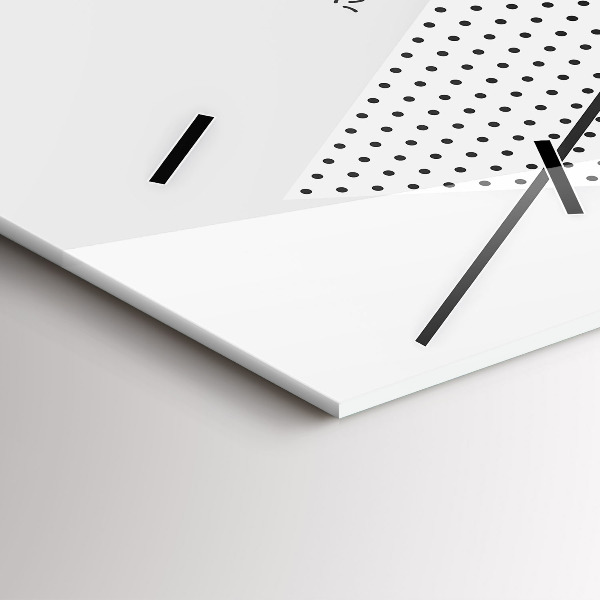 Téglalap alakú üvegóra Geometriai minta