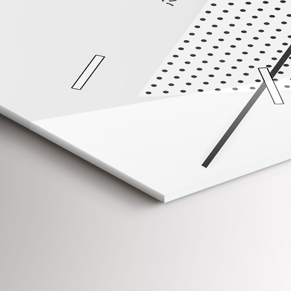 Téglalap alakú üvegóra Geometriai minta