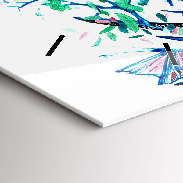 Téglalap alakú üvegóra Szarvas illusztráció