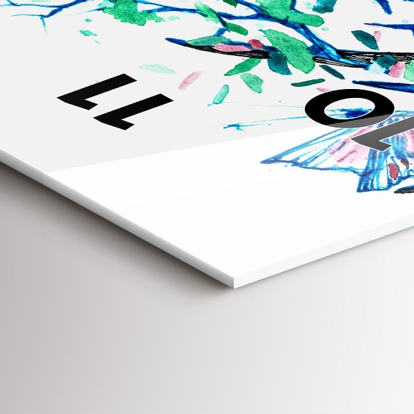 Téglalap alakú üvegóra Szarvas illusztráció