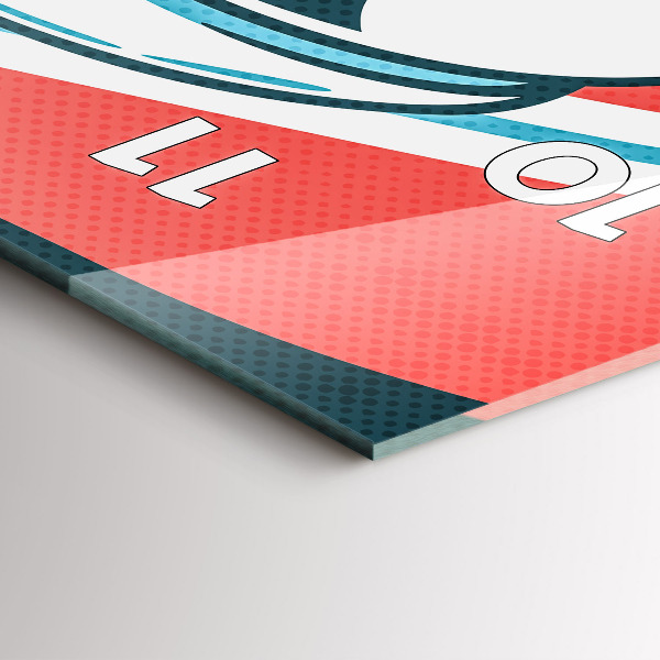 Téglalap alakú üvegóra A gyerekek képzelete