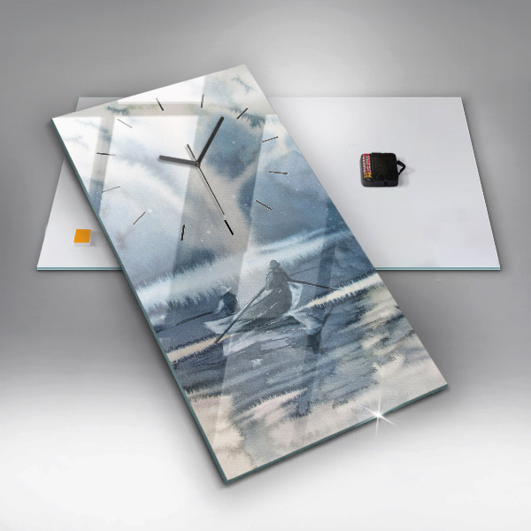 Téglalap alakú üvegóra Téli Łódka-tó