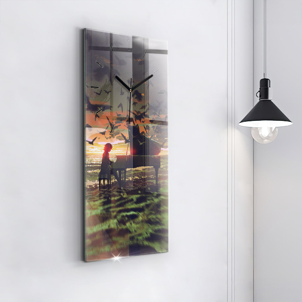 Téglalap alakú üvegóra Koncert a tengerparton