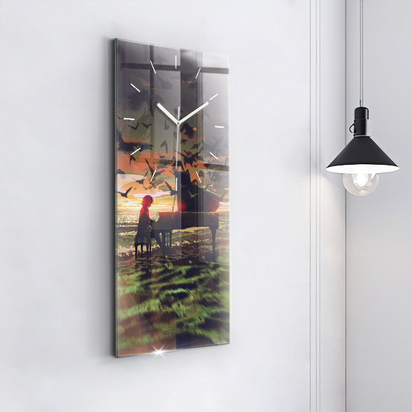 Téglalap alakú üvegóra Koncert a tengerparton