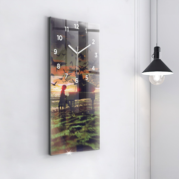 Téglalap alakú üvegóra Koncert a tengerparton