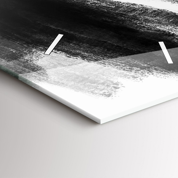 Téglalap alakú üvegóra Fekete-fehér nő