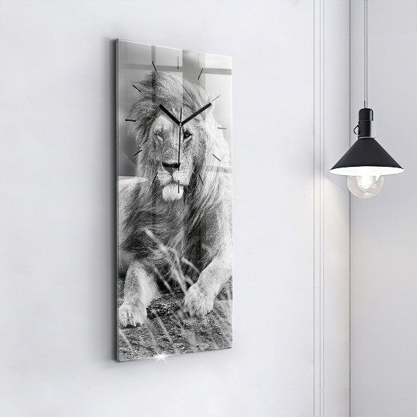 Téglalap alakú üvegóra Absztrakció - Oroszlán