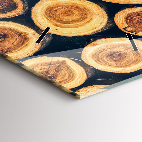 Téglalap alakú üvegóra Faipari