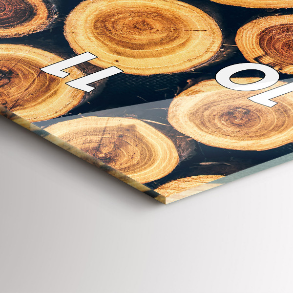 Téglalap alakú üvegóra Faipari