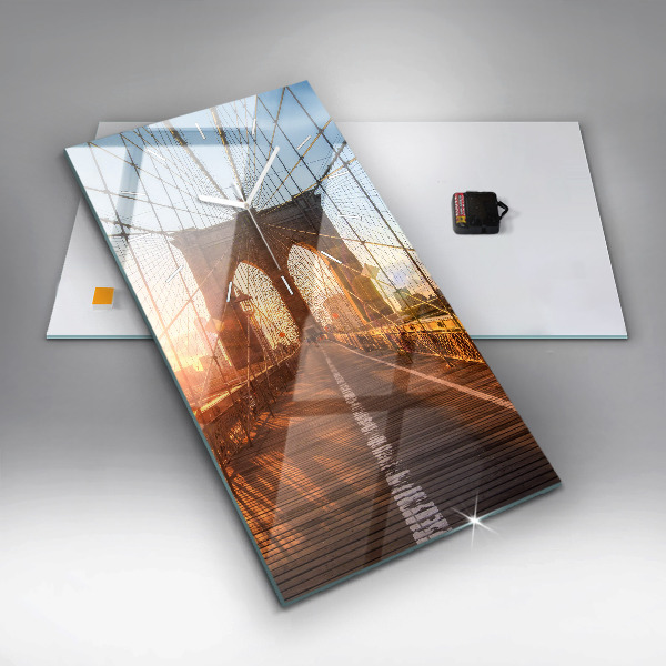 Téglalap alakú üvegóra Brooklyn Bridge NYC