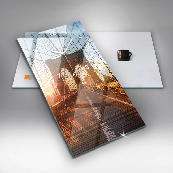 Téglalap alakú üvegóra Brooklyn Bridge NYC