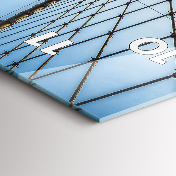 Téglalap alakú üvegóra Brooklyn Bridge NYC