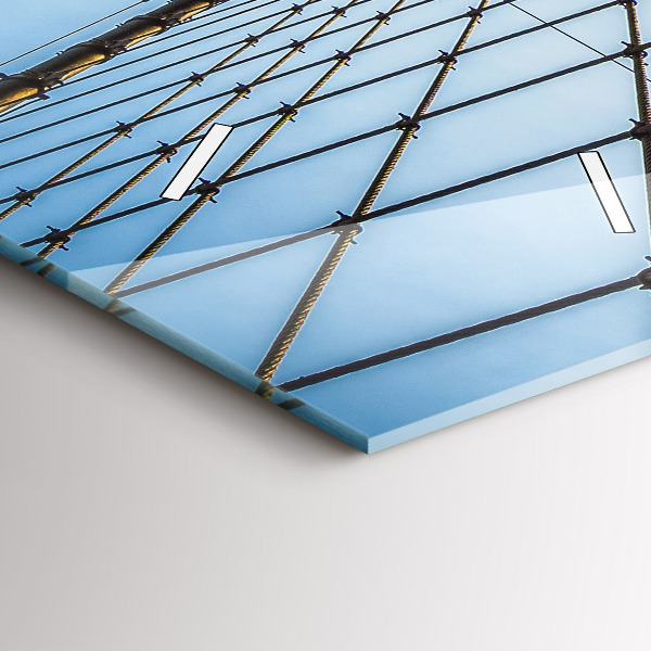 Téglalap alakú üvegóra Brooklyn Bridge NYC