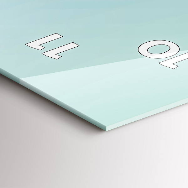 Téglalap alakú üvegóra Geometriai figurák