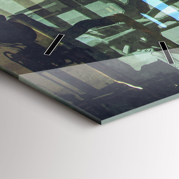 Téglalap alakú üvegóra Cyberpunk