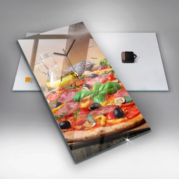 Téglalap alakú üvegóra Olaszország kulináris szíve