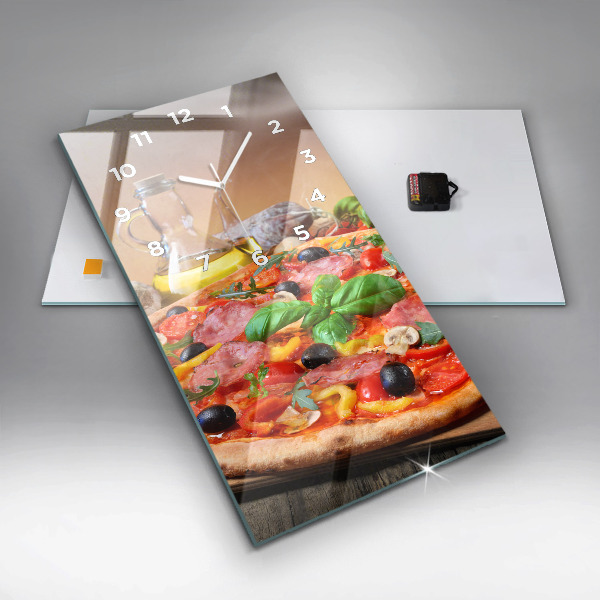 Téglalap alakú üvegóra Olaszország kulináris szíve