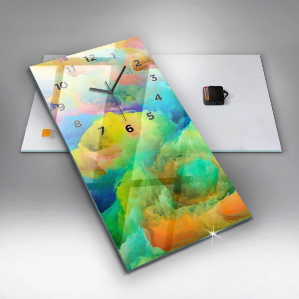 Téglalap alakú üvegóra Fraktál textúra