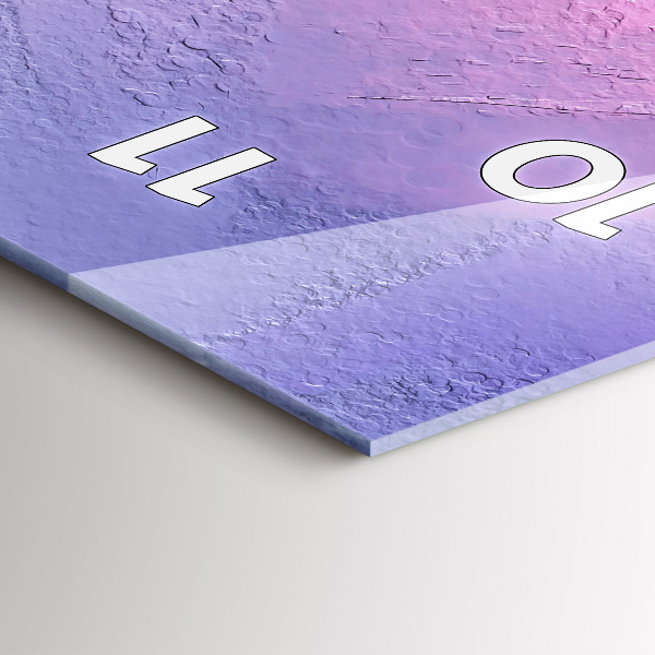 Téglalap alakú üvegóra Tengeri tájkép