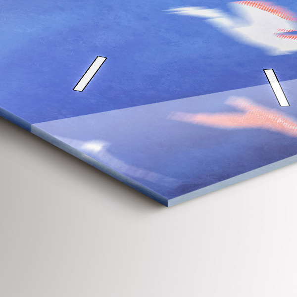 Téglalap alakú üvegóra Szárnyú fiú