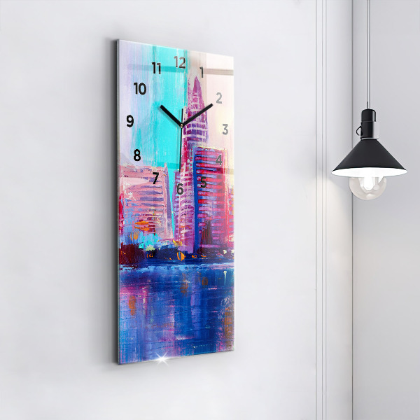 Téglalap alakú üvegóra Felhőkarcoló absztrakció