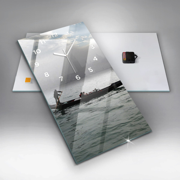 Téglalap alakú üvegóra Gondola Velencében