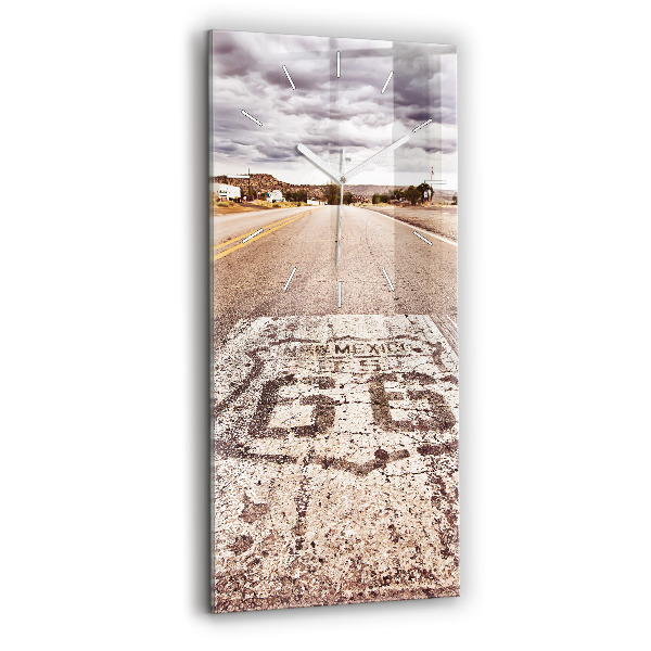 Téglalap alakú üvegóra Route 66 USA