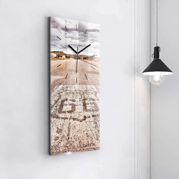 Téglalap alakú üvegóra Route 66 USA