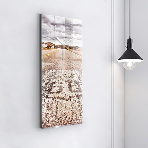 Téglalap alakú üvegóra Route 66 USA