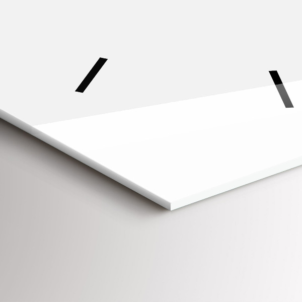 Téglalap alakú üvegóra Trópusi táj