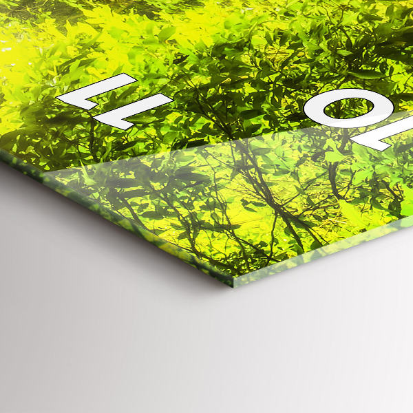 Téglalap alakú üvegóra Vízesés Thaiföldön