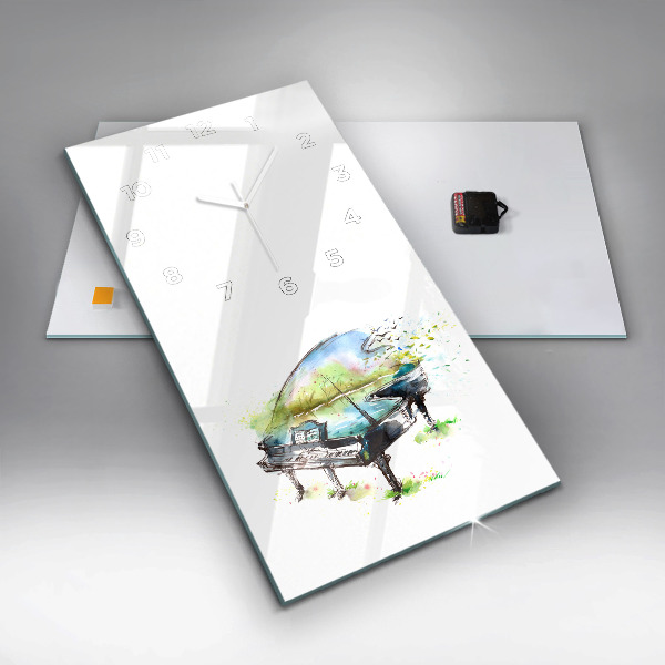 Téglalap alakú üvegóra Illusztráció 4 évszak