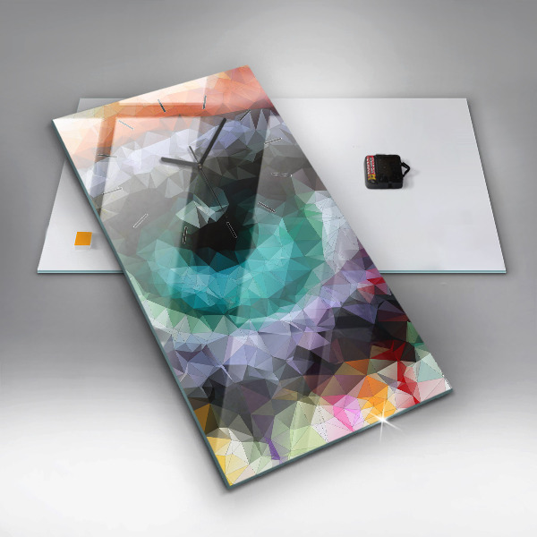 Téglalap alakú üvegóra Színes emberi szem