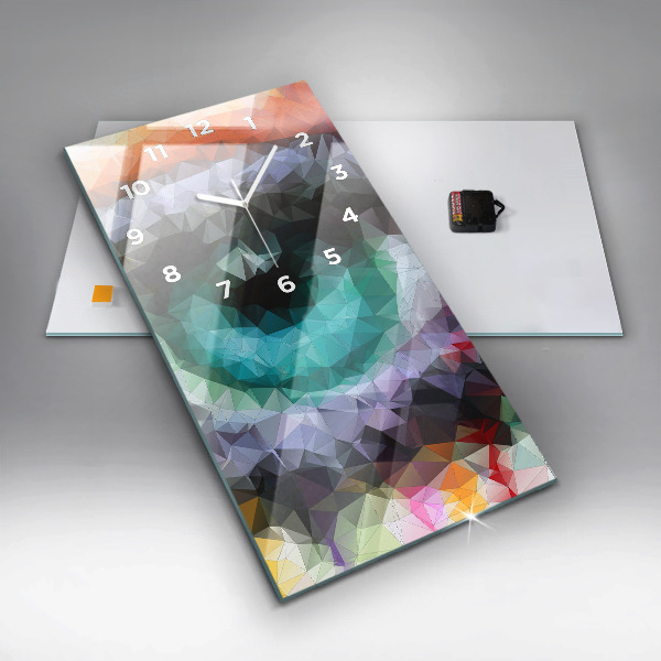 Téglalap alakú üvegóra Színes emberi szem