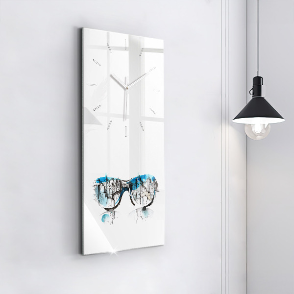 Téglalap alakú üvegóra Város szemüvegben