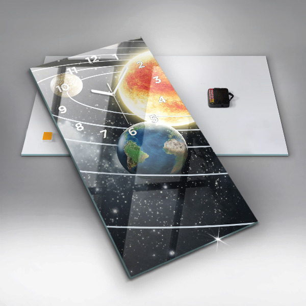 Téglalap alakú üvegóra A naprendszer