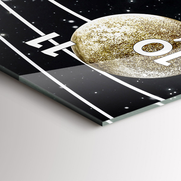 Téglalap alakú üvegóra A naprendszer