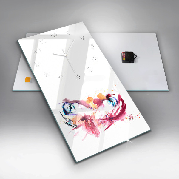 Téglalap alakú üvegóra Romantikus pár