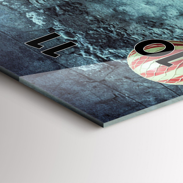 Téglalap alakú üvegóra Festett léggömbök