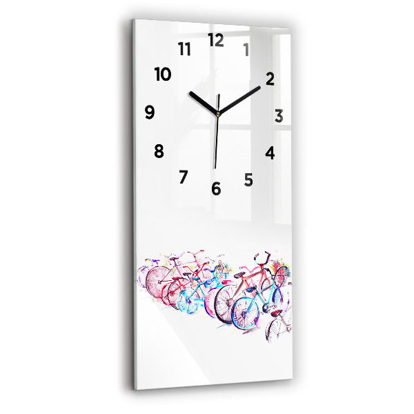Téglalap alakú üvegóra Színes városi kerékpárok
